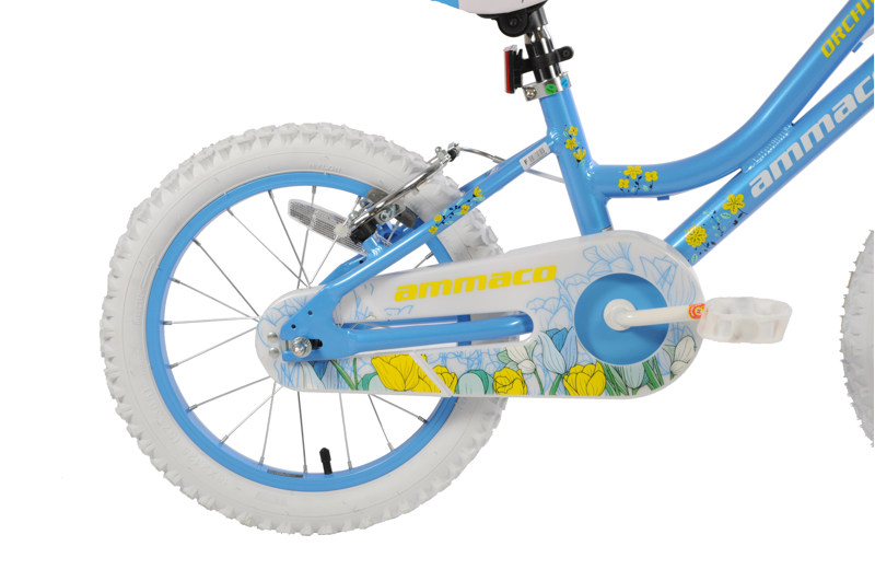 Ammaco Orchid 16 Inch Wheel Kids Bike Blue-3
